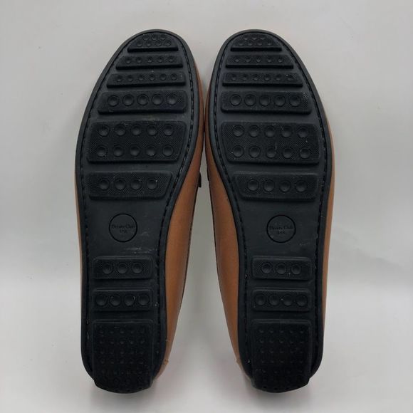 Driver Club USA Men's Brown Leather Slip On Loafers Comfort Shoes Size 11 - Picture 6 of 12
